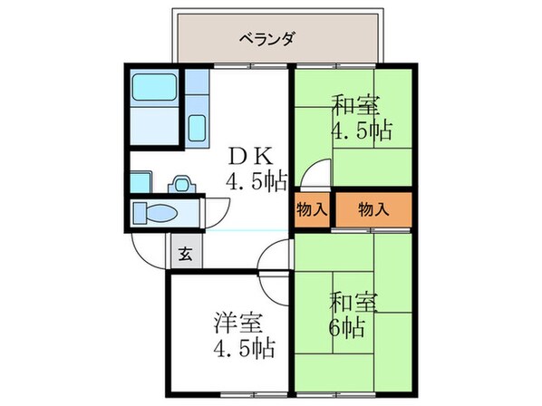 エステート玄琢の物件間取画像